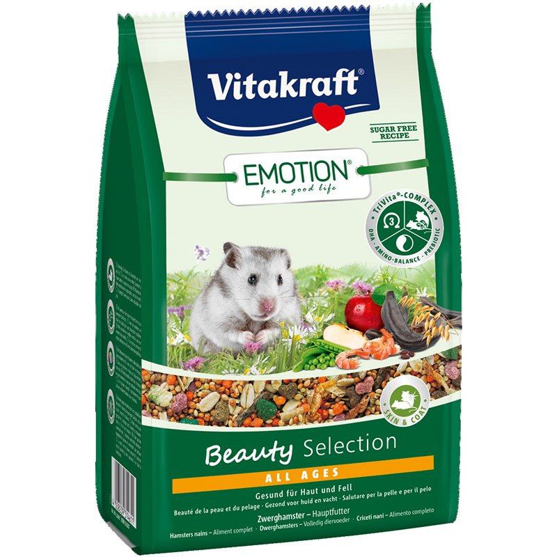 Vitakraft Hamstervoer Emotion Beauty Selection Dwerghamster – 300 gram