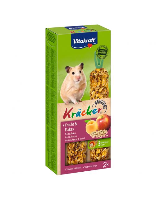 Vitakraft Hamstersnack Kracker Knabbelsticks – Fruit