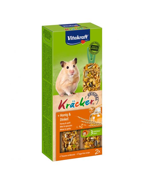 Vitakraft Hamstersnack Kracker Knabbelsticks – Honing