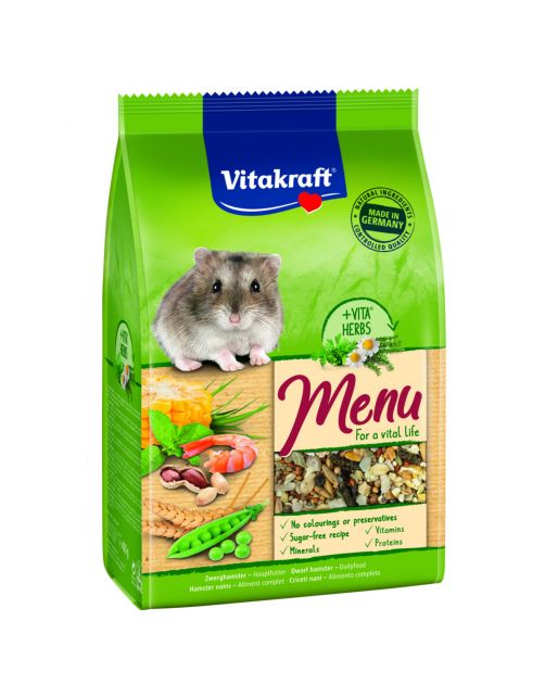 Vitakraft Hamstervoer Menu Vital Dwerghamster – 400 gram